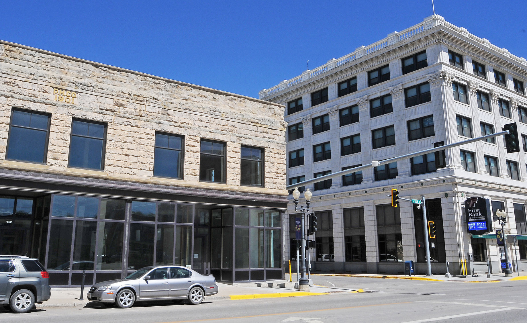 New, old building